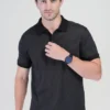 Men Solid Round Neck Pure Cotton Dark Blue T-Shirt